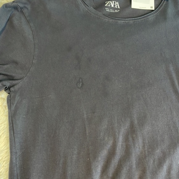 NWT Zara Cotton T shirt - Picture 3 of 4